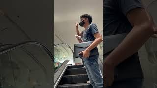 My handsome escalator model || sm city || remy labz vlog #short #short video #viral #familyday