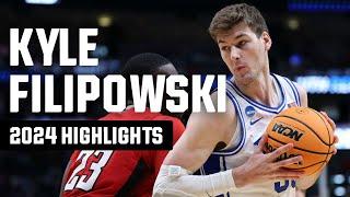 Kyle Filipowski 2024 NCAA tournament highlights