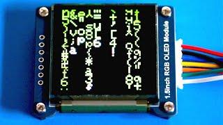 Cool Matrix Digital Rain for ESP32/ESP8266 OLED/TFT Displays