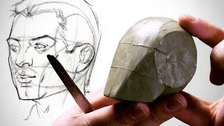 How to Sculpt the Loomis Head