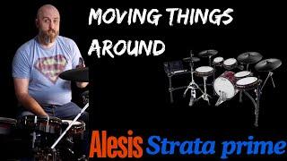 Changing positions of Toms and Cymbals | Alesis Strata Prime