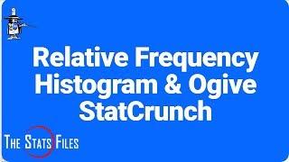 2.1.39 Build a Frequency and Cumulative Frequency Distribution with Ogive using StatCrunch