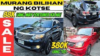 BILIHAN NG PINAKAMURANG TOYOTA FORTUNER, MITSUBISHI ADVENTURE UP TO 50% OFF | REPO CARS 2024