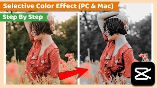 Color Isolation or Selective Color Effect | CapCut PC Tutorial