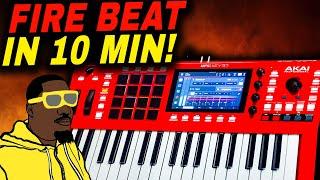 CREATE a FIRE Beat in 10 Minutes with MPC Key 37! (From Scratch!)