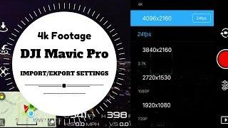 How to import/export dji mavic pro 4k footage - Best Export Settings for 4k in Final Cut Pro