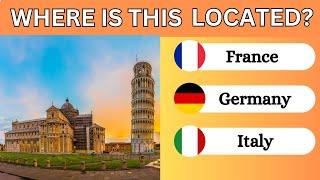 Guess the country by landmarks | Where is the Landmark Quiz | Guess the country quiz 