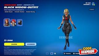 Fortnite | Item Shop | Black Widow | Outfit | Showcase