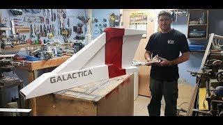 Builds By Baz - Full scale MKII Colonial Viper - Tail wing.