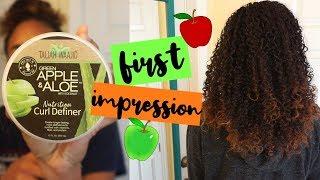 Taliah Waajid Green Apple & Aloe Curl Definer FIRST IMPRESSION!