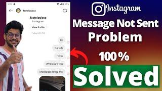 How To Fix Instagram Message Not Sending [100 % WORKING]