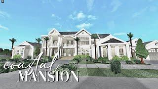 Bloxburg: Large Coastal Mansion 470k | No Large Plot | House Build