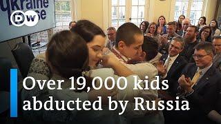 Ukrainian kids go to US to raise awareness of Russian abductions | DW News