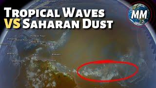 Tracking Multiple Tropical Waves | Caribbean and Bahamas Forecast for Monday July 8th