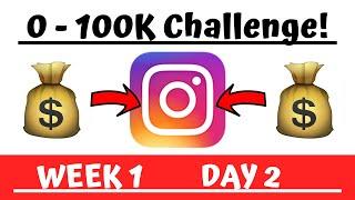 My JOURNEY to 100k Followers on INSTAGRAM!! (Engagement Groups/DM Groups) Week 1, Day 1