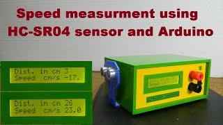 Speed Measurement Using HC-SR04 Ultrasonic Sensor and Arduino