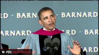 Watch President Obama's Commencement Speech at Barnard College