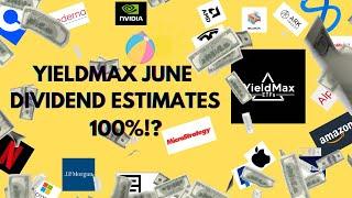 Yieldmax ETFs June Distribution Estimates (CONY, MSTY, NVDY, FBY ETC.)