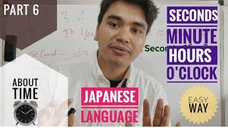 जापानिज भाषा कक्षाpart6 seconds minute ,hours and o’clock language class