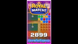 Royal Match Level 2899 - Super Hard Level - No Boosters Gameplay