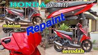 PROSES CAT ULANG/REPAINT HONDA VARIO 110 KARBU