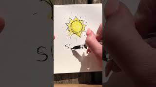 DIY Thinking of You Card #howtodraw #glasspen #perfectlyimperfect #drawingtutorial #thinkingboutyou