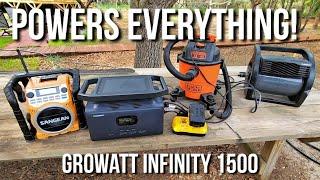 An AWESOME off-grid Option! Growatt Infinity 1500 Portable Power Station