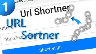 Part 1: Url shortener design || How to create your own url shortener on Localhost in ajax/php