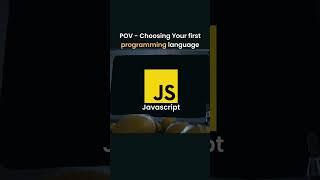 Choosing first coding Language as a beginner  #coding #programming #developer #shorts #short