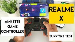 Realme x amkette game controller support test