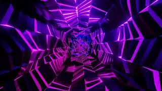 SCI-FI  Abstract Background Video 4k VJ LOOP NEON Simple Tunnel Color Changing Compilation Party