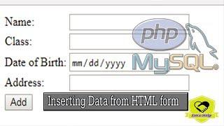 Inserting data into database from html form