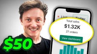 Beginner Tries Dropshipping With Just $50 (Product + Ads Reveal)