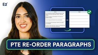 PTE Reading: Re-order Paragraphs | 3 Practice Tasks with Answers