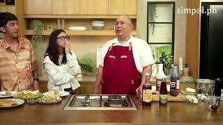 Simpol Lenten season recipes and live chikahan with Chef Tatung