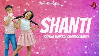 Shanti Dance Cover || Millind Gaba ft. Nikki Tamboli || Dance Alley || Sheena Thukral Choreography