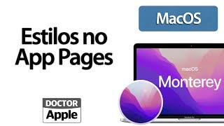 Curso Apple Mac - Estilos no Pages