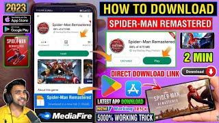 SPIDER MAN REMASTERED ANDROID DOWNLOAD |HOW TO DOWNLOAD SPIDER MAN REMASTERED IN MOBILE | SPIDERMAN