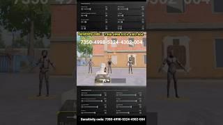  BGMI Scope Setting 2x 3x 4x 6x 8x | New Best Sensitivity Settings | No Recoil Sensitivity  #shorts