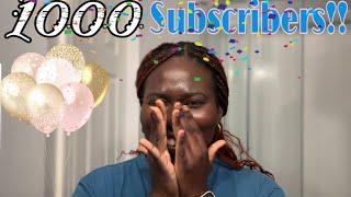 We hit 1K subscribers!! || Appreciation video|| random rant