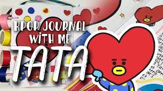 kpop journal with me | bt21 tata!