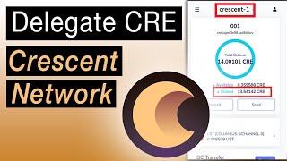 How to Stake Crescent network CRE | Compound your staking rewards