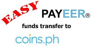 Simplified Steps How to Transfer Funds from Payeer to Coins. Ph