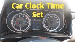 How To Set Car Clock Adjust The Car Clock Maruti Suzuki Dzire VXI