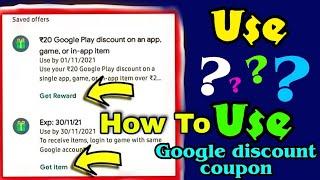 how to use 20 rs discount in google play in free fire
