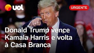 Donald Trump vence eleições americanas contra Kamala e é eleito a voltar à Casa Branca após 4 anos