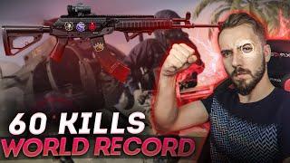 NEW WORLD RECORD 60 KILLS SOLO in CoD WARZONE | 1 vs 3 Stimulus Trios | The best solo gameplay