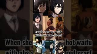 Woman-Tiktok edit Mikasa Version