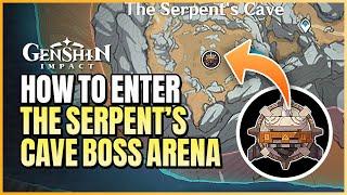 How To Enter/Access The Serpent's Cave Waypoint & Ruin Serpent Arena In The Chasm Quick Guide