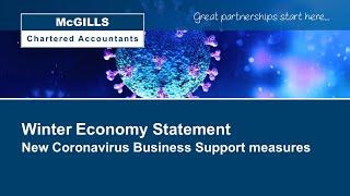 Winter Economy Statement - New Coronavirus Business Support measures